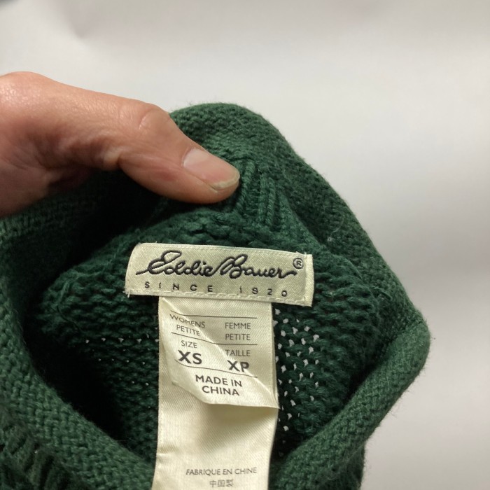 00’s初期Eddie Bauerコットンセーター XS | Vintage.City 古着屋、古着コーデ情報を発信