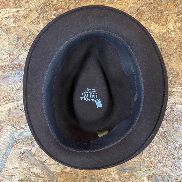 USA製 NEW YORK HAT ウールハット ニューヨークハット ブラウン MADE IN USA | Vintage.City 古着屋、古着コーデ情報を発信