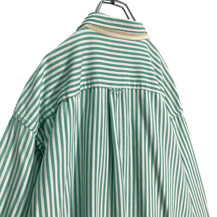 90s nautica L/S GRN stripe BD design shirt | Vintage.City Vintage Shops, Vintage Fashion Trends