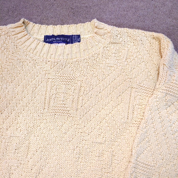 90s JOHN WEITZ design cotton knit (made in USA) | Vintage.City Vintage Shops, Vintage Fashion Trends