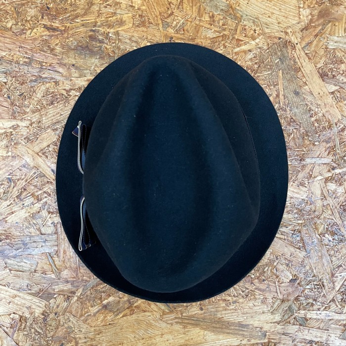 日本製 Shapel ウールハット ブラック ジャペル 刺繍 帽子 MADE IN JAPAN | Vintage.City 古着屋、古着コーデ情報を発信