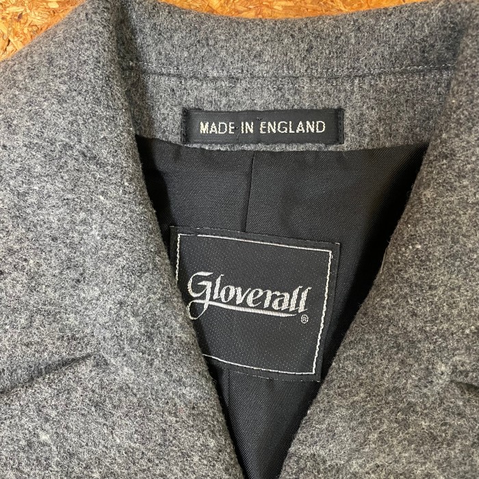 イングランド製 Gloverall Pコート ピーコート グレー グローバーオール MADE IN ENGLAND | Vintage.City 古着屋、古着コーデ情報を発信