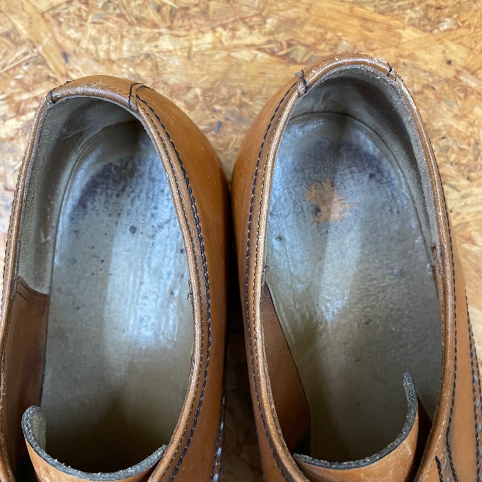 ECHT LEDER ウイングチップ 7 12 ドイツ 本革 レザーシューズ 革靴 紐なし | Vintage.City 古着屋、古着コーデ情報を発信