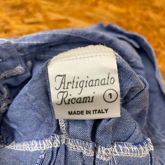 イタリア製 Artigianato Ricami ピノキオ 刺繍 オーバーオール サロペット kids キッズ レトロ ヴィンテージ MADE IN ITALY | Vintage.City 古着屋、古着コーデ情報を発信