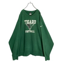 NIKE 00's ''TIGARD FOOTBALL'' Logo print sweatshirt | Vintage.City 빈티지숍, 빈티지 코디 정보