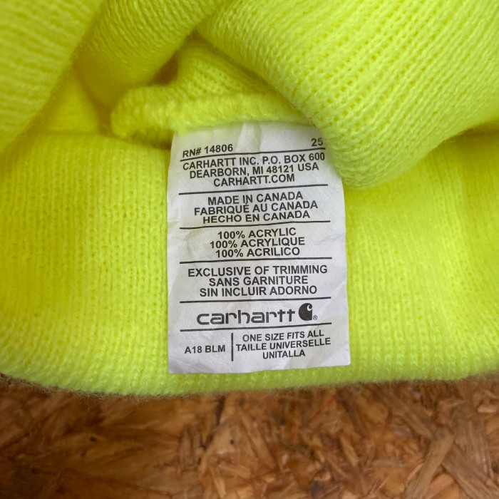 【4】 カナダ製 Carhartt ニットキャップ 帽子 カーハート MADE IN CANADA | Vintage.City 古着屋、古着コーデ情報を発信