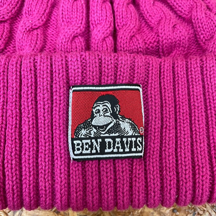 BEN DAVIS ニットキャップ ベンデイビス ピンク 帽子 | Vintage.City 古着屋、古着コーデ情報を発信