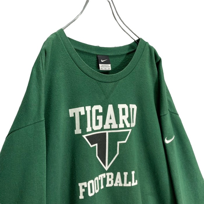 NIKE 00's ''TIGARD FOOTBALL'' Logo print sweatshirt | Vintage.City 古着屋、古着コーデ情報を発信