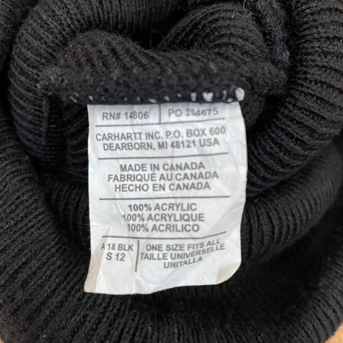 【3】カナダ製 Carhartt ニットキャップ 帽子 カーハート MADE IN CANADA | Vintage.City 古着屋、古着コーデ情報を発信