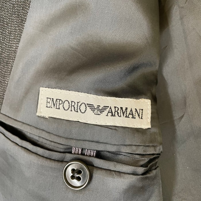 EMPORIO ARMANI ダブルジャケット メンズ エンポリオアルマーニ テーラードジャケット イタリア製 MADE IN ITALY | Vintage.City 빈티지숍, 빈티지 코디 정보