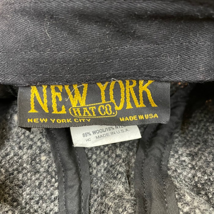 USA製 NEW YORK HAT ハンチング ニューヨークハット グレー MADE IN USA | Vintage.City 古着屋、古着コーデ情報を発信