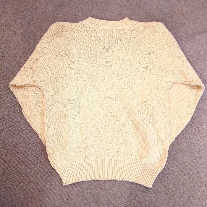 90s JOHN WEITZ design cotton knit (made in USA) | Vintage.City 古着屋、古着コーデ情報を発信