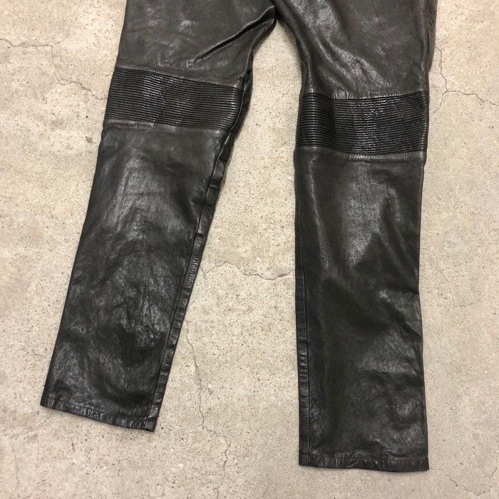 DIESEL/Leather Biker pants/W32/レザーバイカーパンツ/レザパン/ボトム/ブラック/羊革/ディーゼル/インポートブランド/古着/アーカイブ | Vintage.City 빈티지숍, 빈티지 코디 정보