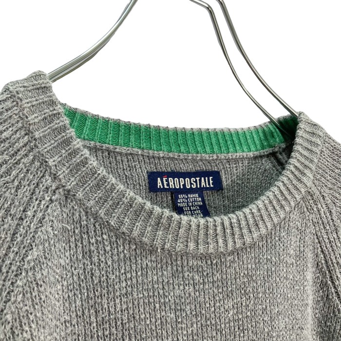 90s AEROPOSTALE L/S GRN lined cotton knitsew | Vintage.City Vintage Shops, Vintage Fashion Trends