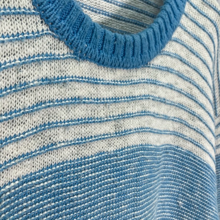 90s SEAN JOHN LB L/S border knit sweater | Vintage.City 빈티지숍, 빈티지 코디 정보