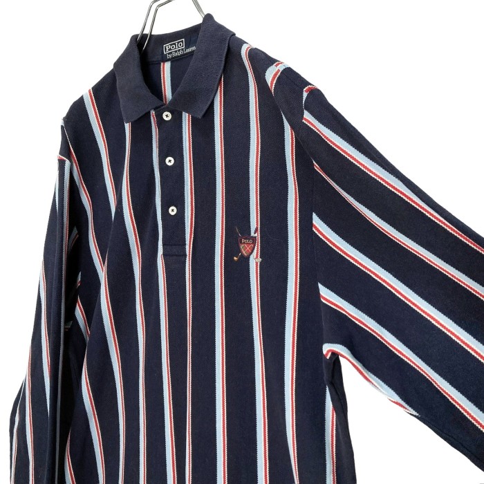 90s Polo by Ralph Lauren L/S cotton polo shirt | Vintage.City 빈티지숍, 빈티지 코디 정보