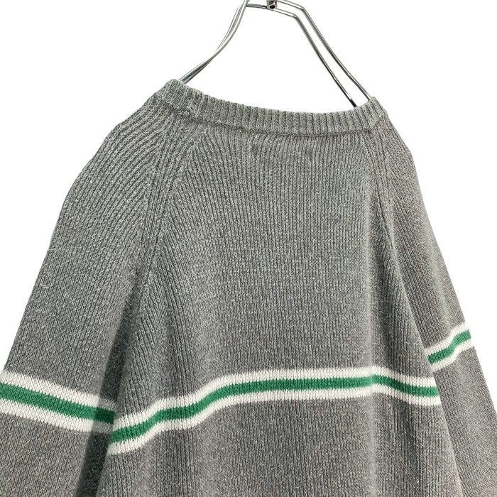 90s AEROPOSTALE L/S GRN lined cotton knitsew | Vintage.City 빈티지숍, 빈티지 코디 정보
