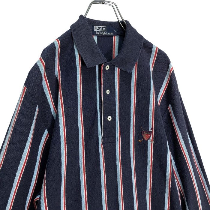 90s Polo by Ralph Lauren L/S cotton polo shirt | Vintage.City 빈티지숍, 빈티지 코디 정보