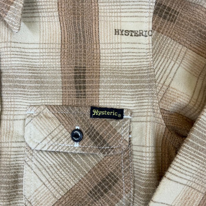 HYSTERIC MINI ヒステリックミニ チェックシャツ 130 ブラウン系 HYSTERIC GLAMOR | Vintage.City 古着屋、古着コーデ情報を発信