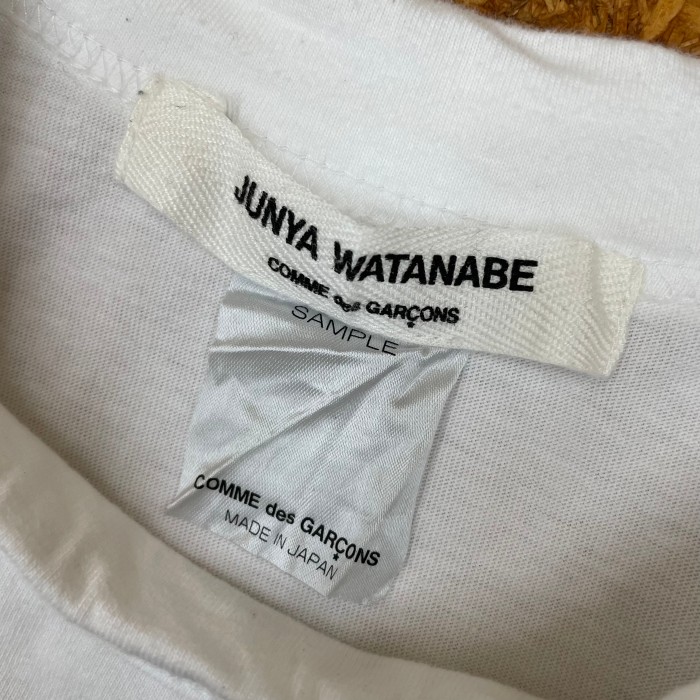 JUNYA WATANABE サンプル品 Tシャツ ホワイト COMME des GARCONS ジュンヤ ワタナベ コムデギャルソン トップス 半袖 ショートスリーブ レディース Ladies MADE IN JAPAN | Vintage.City 古着屋、古着コーデ情報を発信