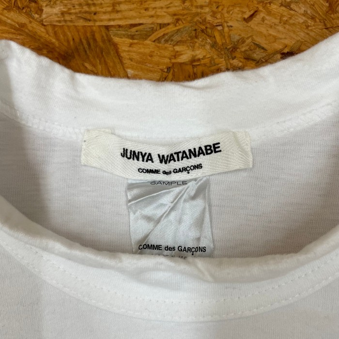 JUNYA WATANABE サンプル品 Tシャツ ホワイト COMME des GARCONS ジュンヤ ワタナベ コムデギャルソン トップス 半袖 ショートスリーブ レディース Ladies MADE IN JAPAN | Vintage.City 古着屋、古着コーデ情報を発信