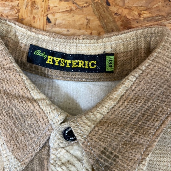 HYSTERIC MINI ヒステリックミニ チェックシャツ 130 ブラウン系 HYSTERIC GLAMOR | Vintage.City 古着屋、古着コーデ情報を発信