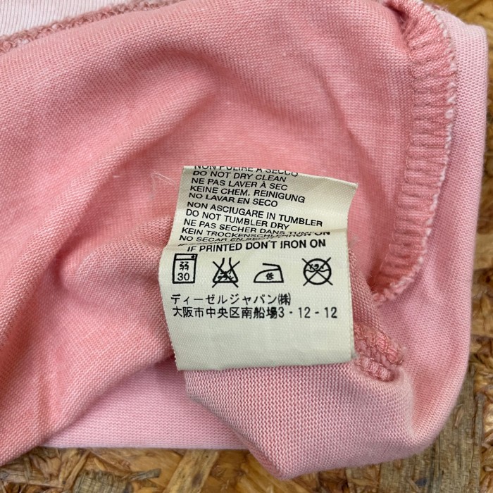 DIESEL レディース Tシャツ ディーゼル 半袖 Ladies ピンク | Vintage.City 古着屋、古着コーデ情報を発信