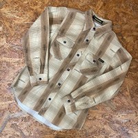 HYSTERIC MINI ヒステリックミニ チェックシャツ 130 ブラウン系 HYSTERIC GLAMOR | Vintage.City 빈티지숍, 빈티지 코디 정보