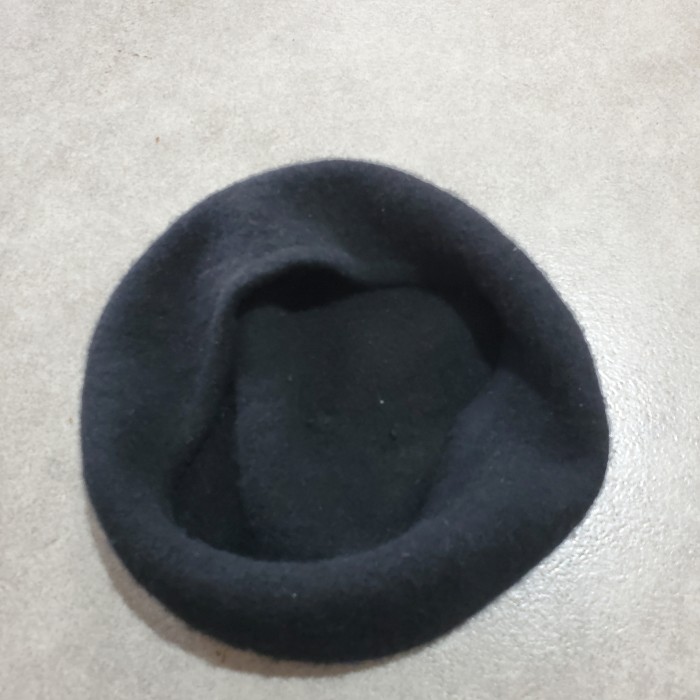ベレー帽子 黒 ブラック BLACK 無地 シンプル ヘッドウェアクセサリー古着 | Vintage.City 古着屋、古着コーデ情報を発信
