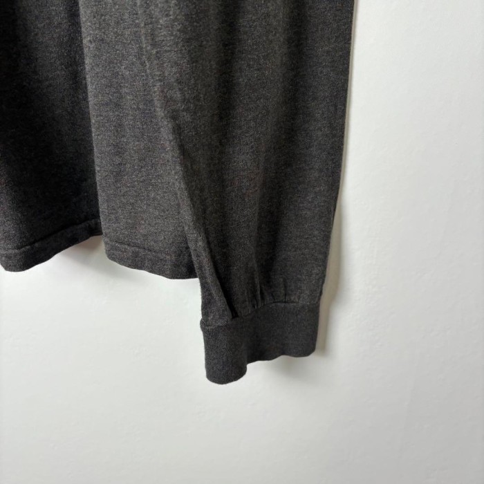 POLO RALPH LAUREN 刺繍 ロンT Tシャツ 長袖 グレー XL | Vintage.City 古着屋、古着コーデ情報を発信