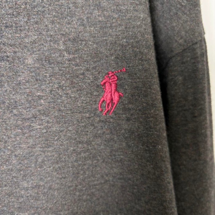 POLO RALPH LAUREN 刺繍 ロンT Tシャツ 長袖 グレー XL | Vintage.City 빈티지숍, 빈티지 코디 정보
