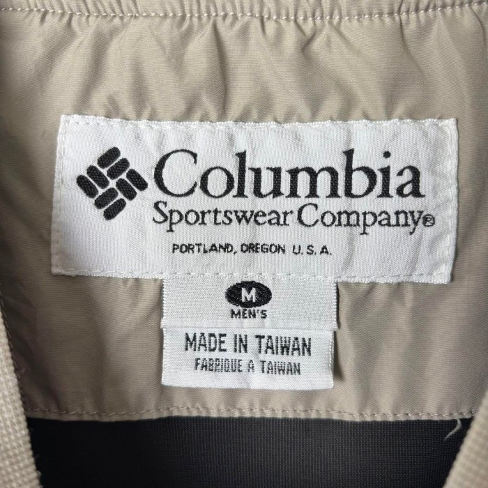 90s 00s Columbia ナイロンベスト 企業系 ベージュ M S803 | Vintage.City 古着屋、古着コーデ情報を発信
