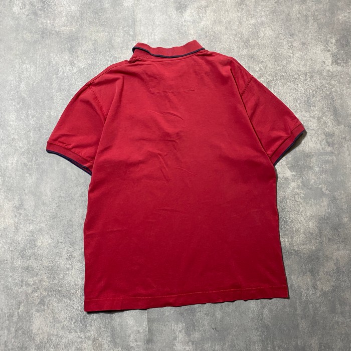 【XLサイズ】90's NIKE ナイキ　スウォッシュ　刺繍ワンポイント　ラインリブ　ポロシャツ | Vintage.City 빈티지숍, 빈티지 코디 정보
