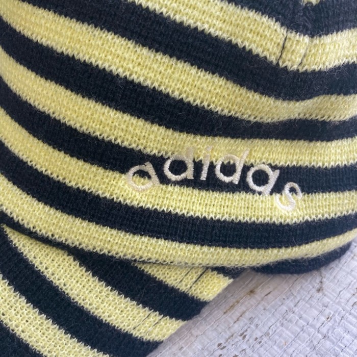 Adidas - アディダス キャップ 刺繍 ボーダー 黒 黄色 #250 | Vintage.City 빈티지숍, 빈티지 코디 정보