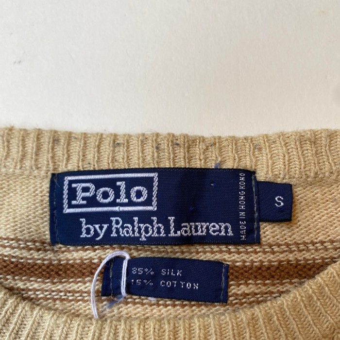 POLO RalphLauren SILK sweater | Vintage.City 古着屋、古着コーデ情報を発信