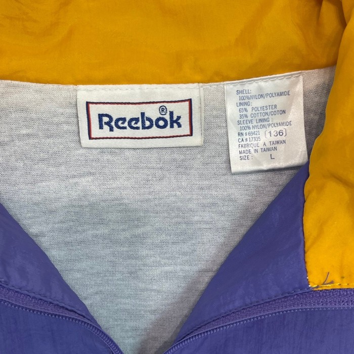Reebok リーボック ナイロンジャケット L 刺繍ロゴ ワンポイントロゴ | Vintage.City 빈티지숍, 빈티지 코디 정보