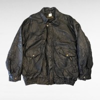 Leather&Soul patchwork design leather zip up jacket | Vintage.City 古着屋、古着コーデ情報を発信