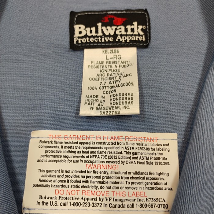 アメリカワークコート エンジニアコート Bulwark ライトブルー Lサイズ | Vintage.City 古着屋、古着コーデ情報を発信