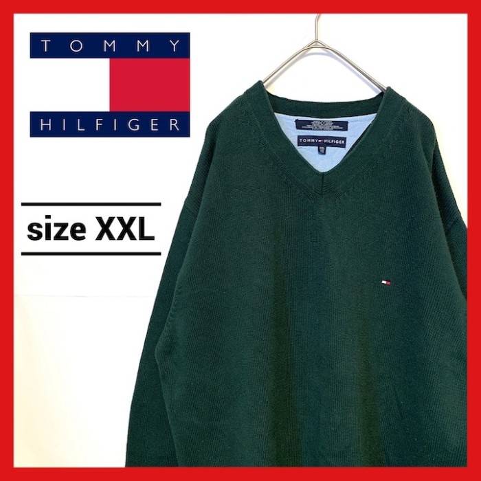 90s 古着 トミーヒルフィガー ニット セーター オーバーサイズ XXL | Vintage.City 古着屋、古着コーデ情報を発信