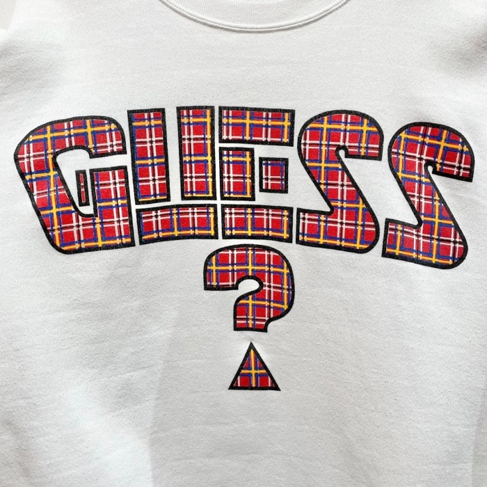 “GUESS” Print Sweat Shirt | Vintage.City 古着屋、古着コーデ情報を発信