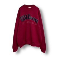 90’s “Wilson” Print Sweat Shirt「Made in USA」 | Vintage.City 빈티지숍, 빈티지 코디 정보