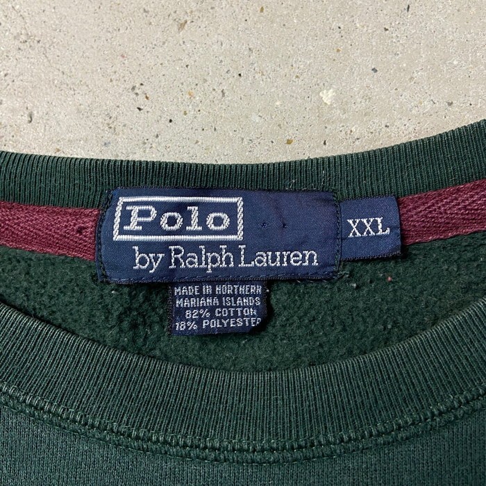 Polo by Ralph Lauren ポロバイラルフローレン スウェットシャツ ワンポイントロゴ刺繍 メンズ2XL | Vintage.City 古着屋、古着コーデ情報を発信