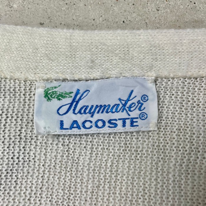 70年代 LACOSTE Haymaker ラコステ ニットカーディガン レディースS相当 | Vintage.City 古着屋、古着コーデ情報を発信