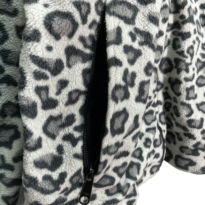 Colombia 00's zip-up leopard fleece jacket | Vintage.City 빈티지숍, 빈티지 코디 정보