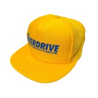 OVER DRIVE/メッシュ/キャップ/ポリエステル/イエロー/official publication of the independent trucker/帽子/トラッカーキャップ/USA古着 | Vintage.City 빈티지숍, 빈티지 코디 정보