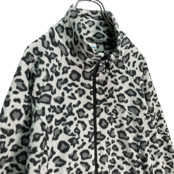 Colombia 00's zip-up leopard fleece jacket | Vintage.City 古着屋、古着コーデ情報を発信