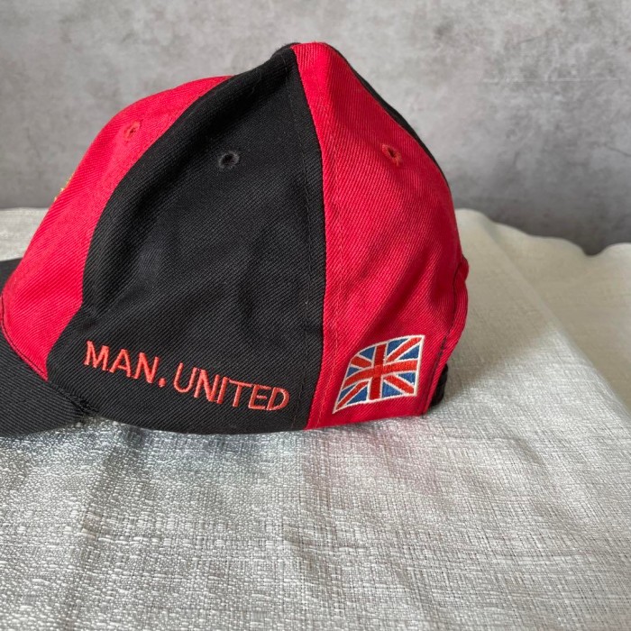 1993-1998 Manchester United logo cap 配送B マンU　マンチェスター・ユナイテッド　刺繍ロゴ　90s | Vintage.City 古着屋、古着コーデ情報を発信