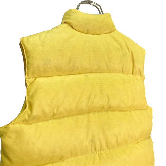 90s frost line kit zip-up lemon yellow down vest | Vintage.City 빈티지숍, 빈티지 코디 정보