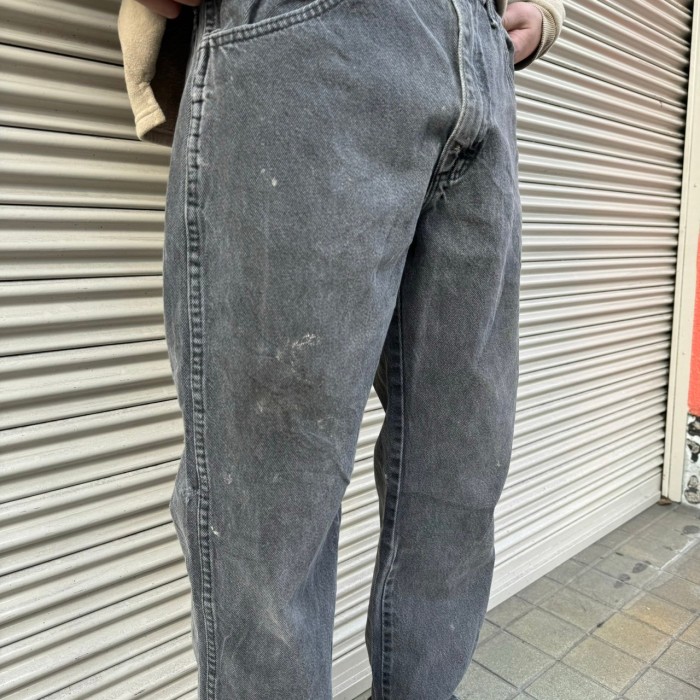 90s Rustler Wrangler ラスラー ラングラー デニムパンツ Black Denim Pants 80s ヴィンテージ ブラックデニム 黒 W34 L30 84cm | Vintage.City 古着屋、古着コーデ情報を発信