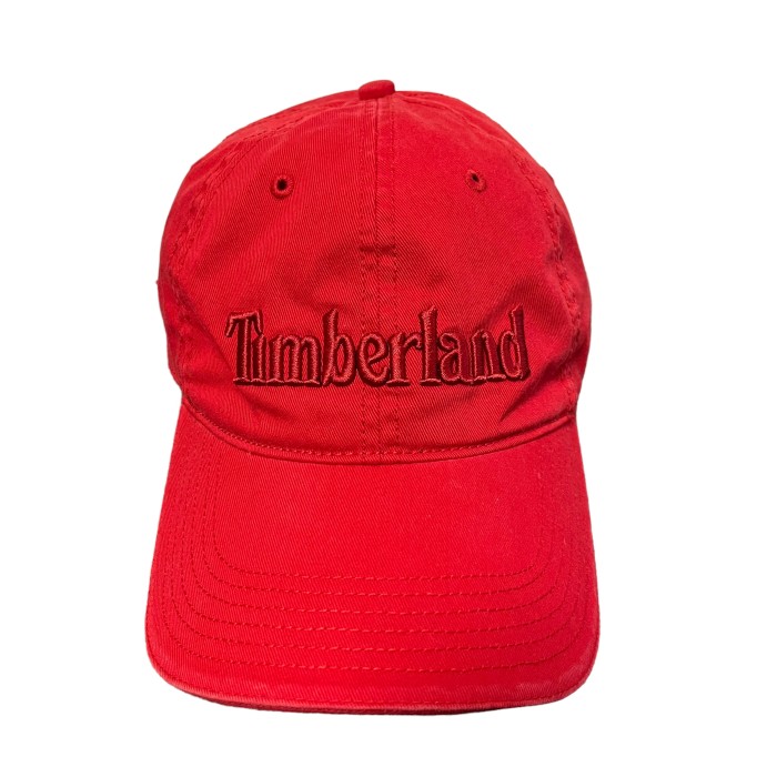 Timberland/ブランド刺繍/キャップ/帽子/ティンバーランド/レッド/コットン | Vintage.City 빈티지숍, 빈티지 코디 정보